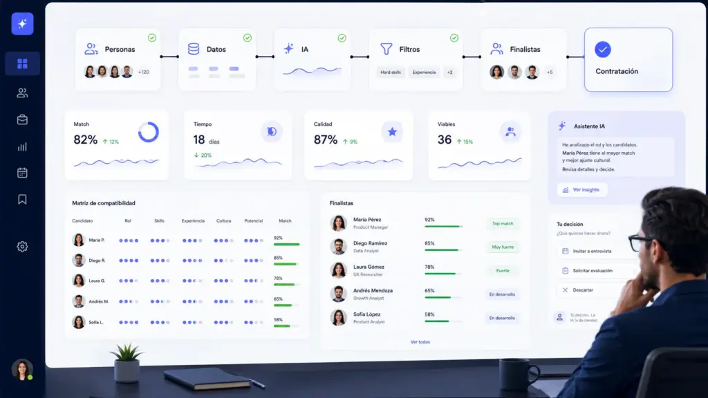 reclutamiento 5.0 con personas datos e inteligencia artificial