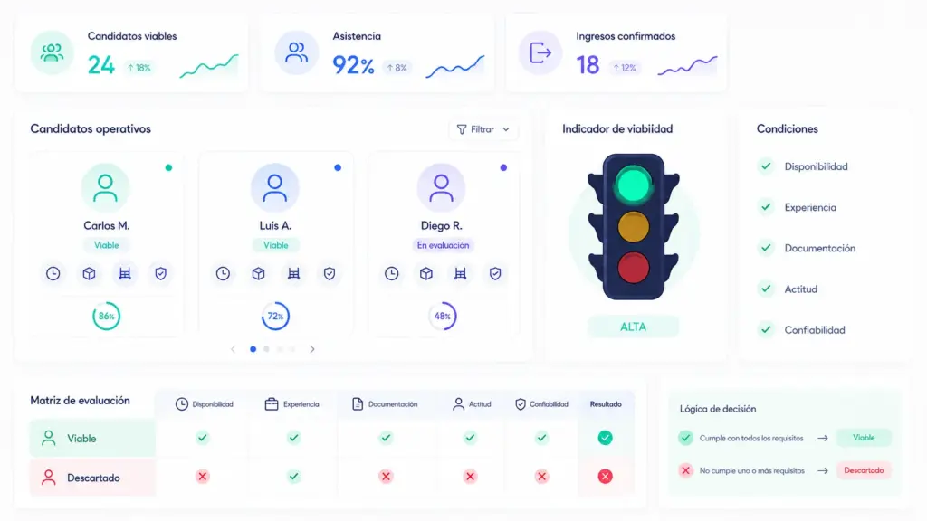 filtros para contratar personal operativo confiable