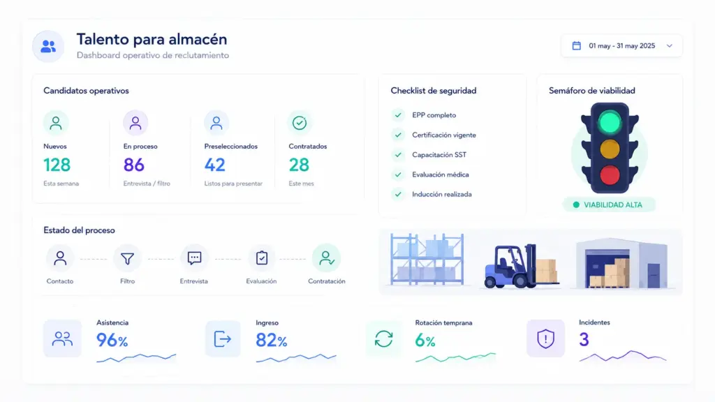 reclutamiento de montacarguistas para empresas