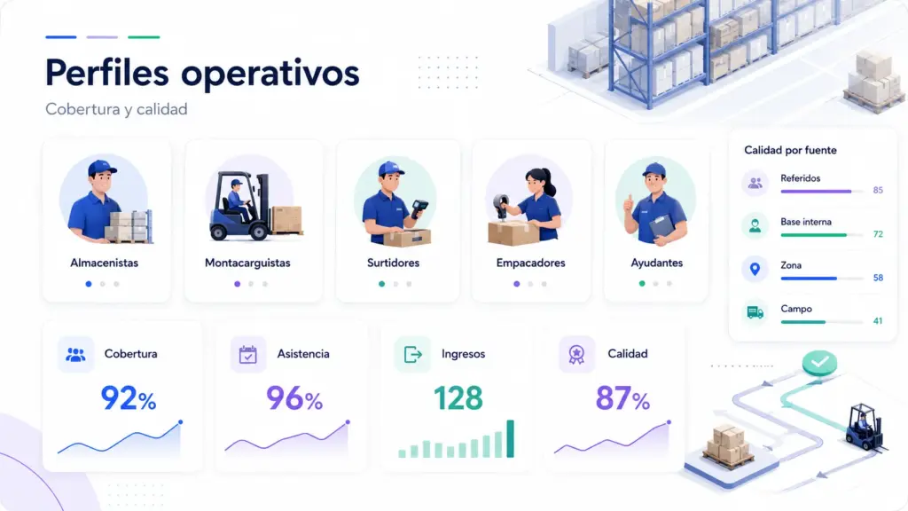 reclutamiento para CEDIS y vacantes operativas